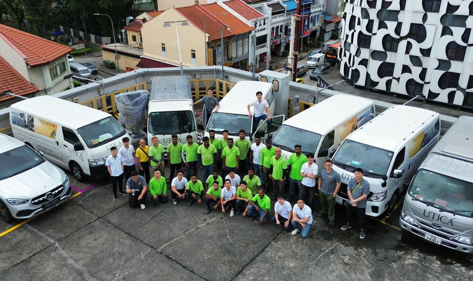 Group photo of SolarGAGA team